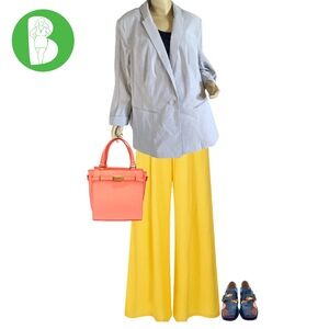 LANE BRYANT PIN STRIPE BLUE AND WHITE BLAZER NWT (28)